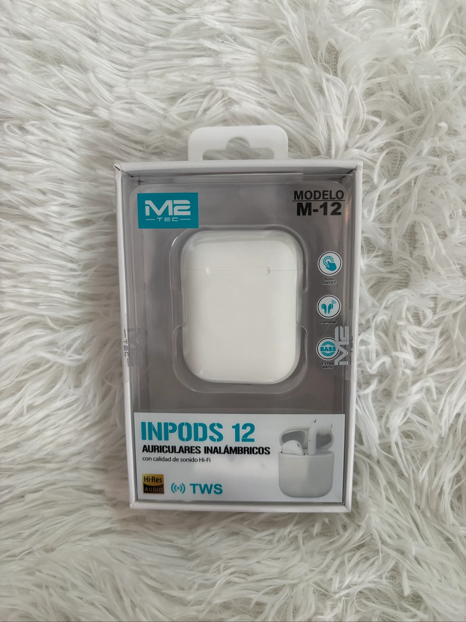🎧 Auriculares InPods 12 Blancos Bluetooth | ¡Nuevos!